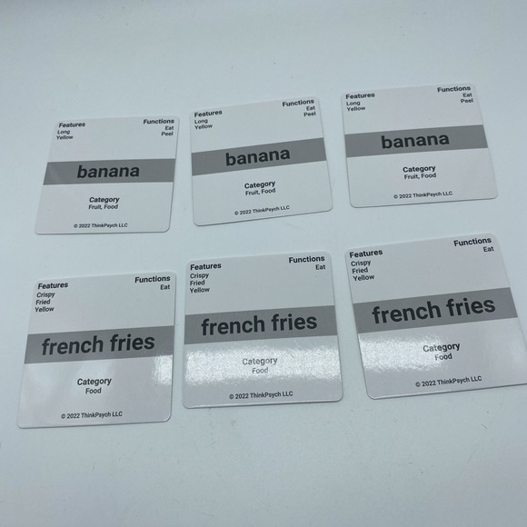 ThinkPsych First Nouns Picture Play Language Cards-Autism- Speech- 99% Complete - Picture 9 of 16